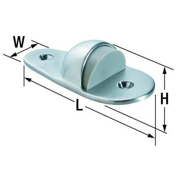 Satin Chrome Finish Yale Commercial Locks and Hardware Rockwood 085813 446.26D Door Stop 